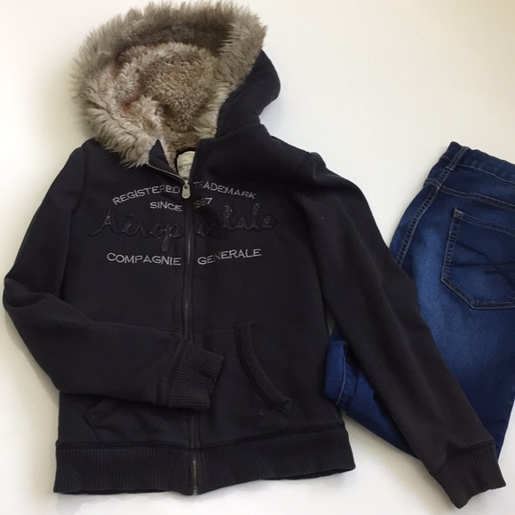 Aeropostale Jackets & Blazers - Aeropostale Fur Hoodie